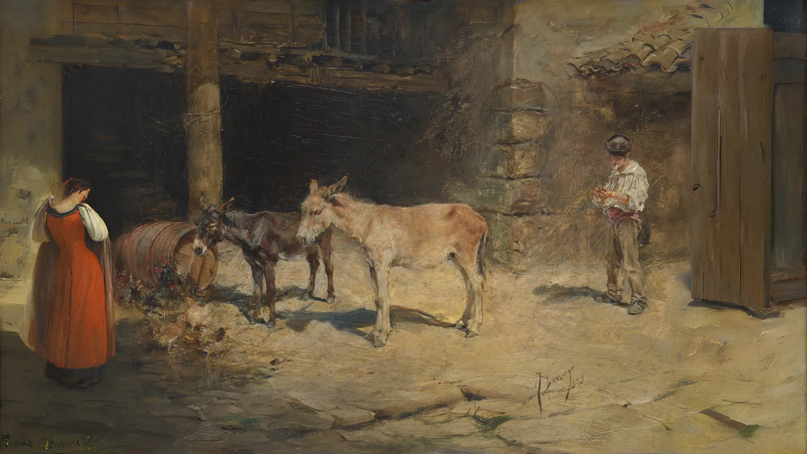 Spanien von Francisco Domingo y Marqués, erweitert auf 16:9