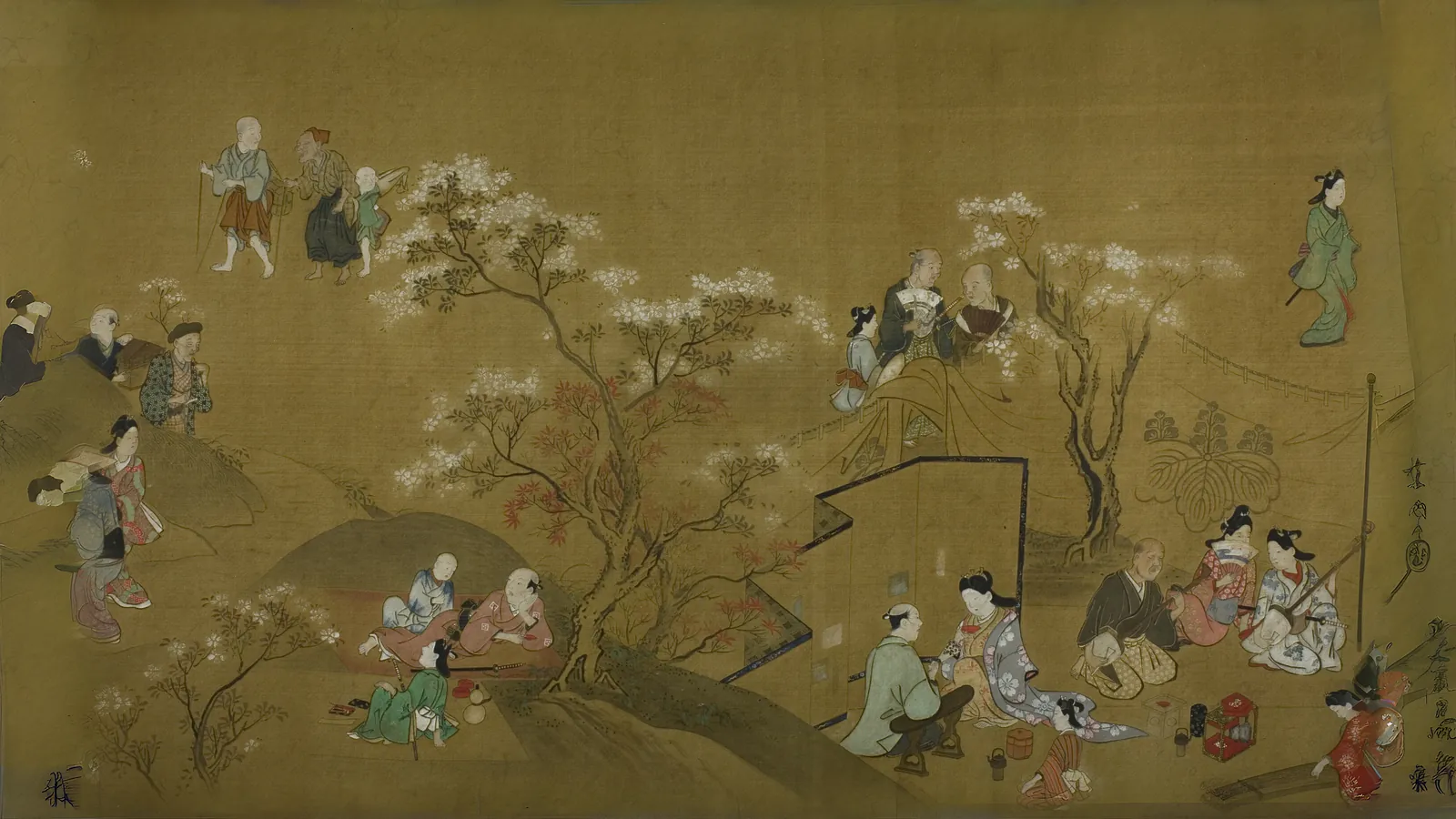 I piaceri delle stagioni di Hishikawa Morohira, estesa in 16:9