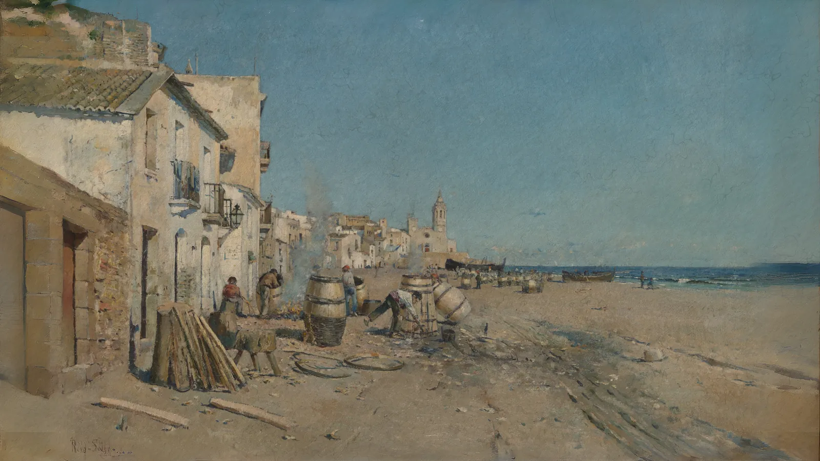 Sitges por Juan Roig y Soler, extendido a 16:9