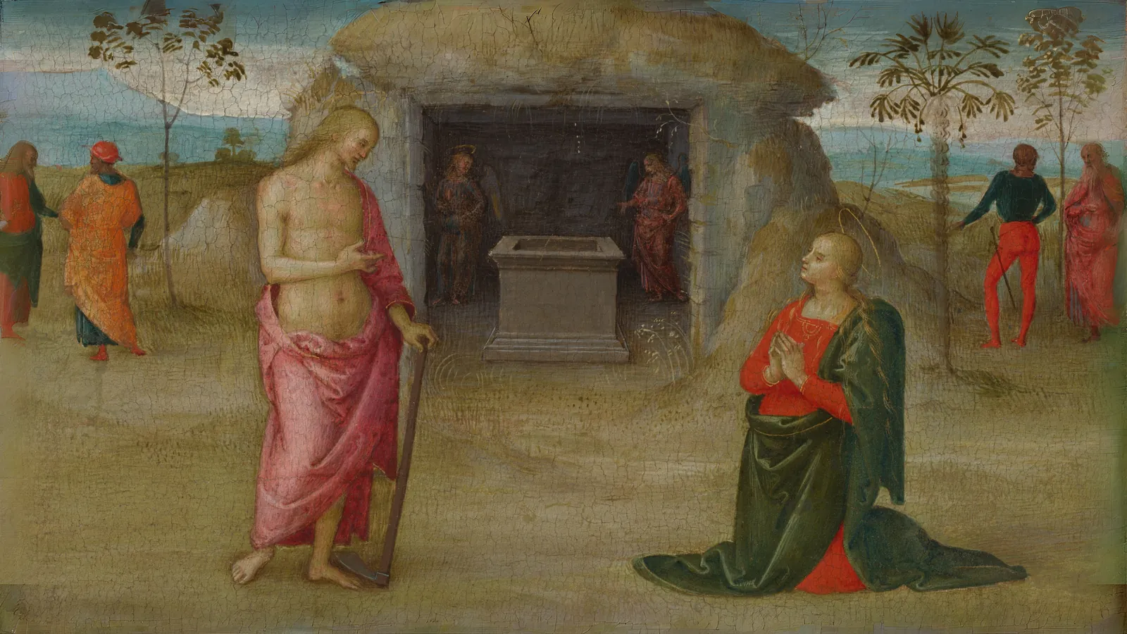Noli Me Tangere von Perugino, erweitert auf 16:9