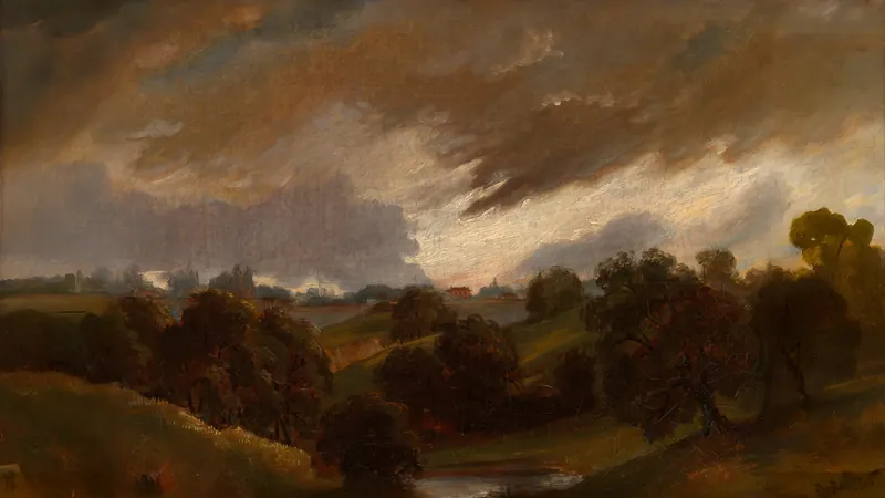 Hampstead, Stormy Sky by John Constable