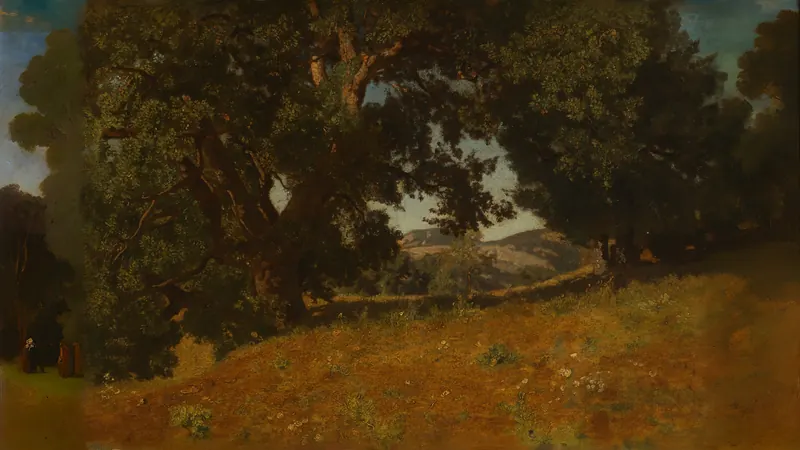 Landscape by Eugène Blery