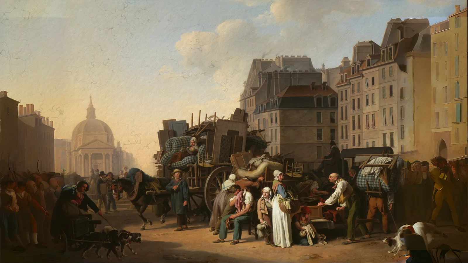 The Movings by Louis-Léopold Boilly, extended to 16:9