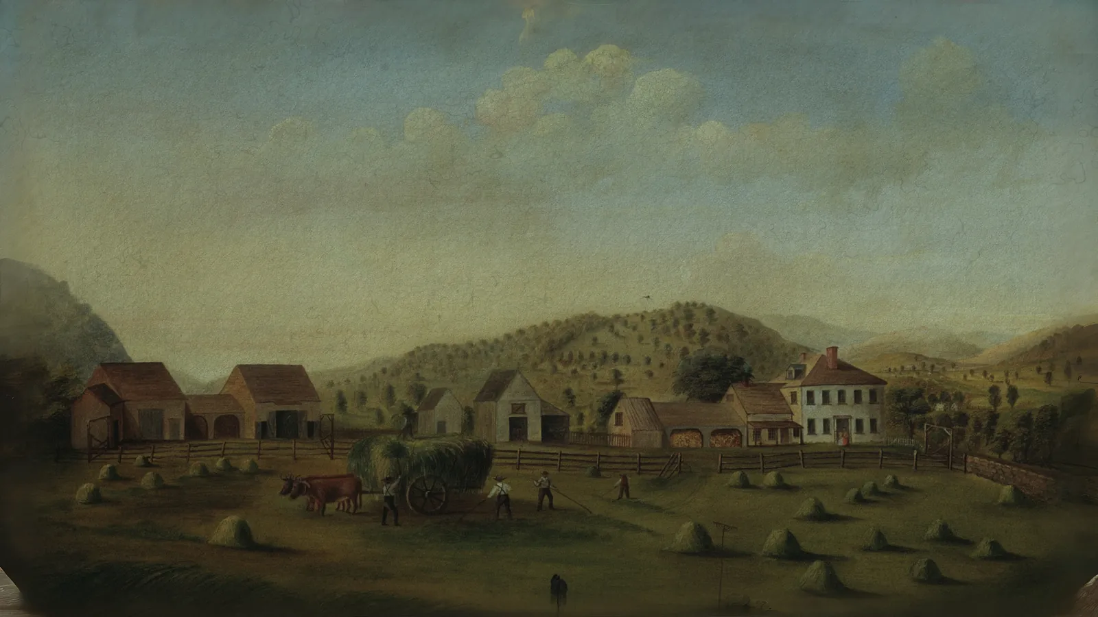 Leete Farm, West Claremont, New Hampshire by Francis Alexander, extended to 16:9
