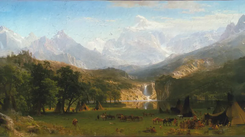 Die Rocky Mountains, Lander's Peak von Albert Bierstadt
