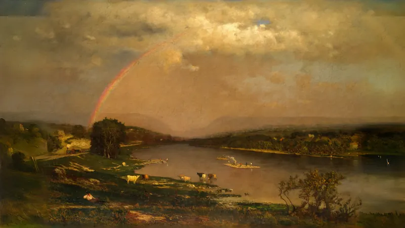 Delaware Water Gap di George Inness