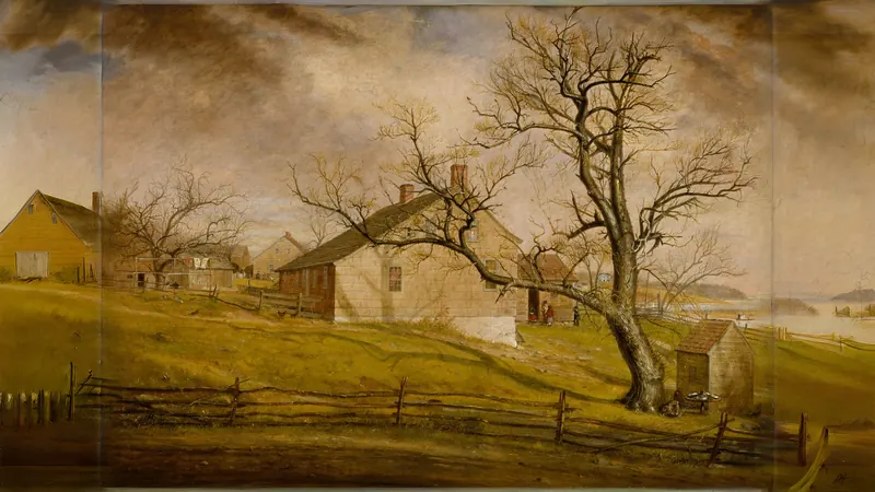 Bauernhäuser auf Long Island von William Sidney Mount