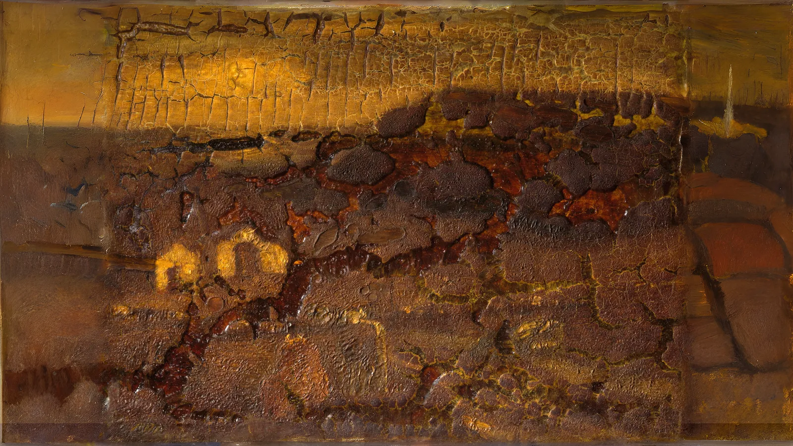 Curfew Hour di Albert Pinkham Ryder, esteso in 16:9