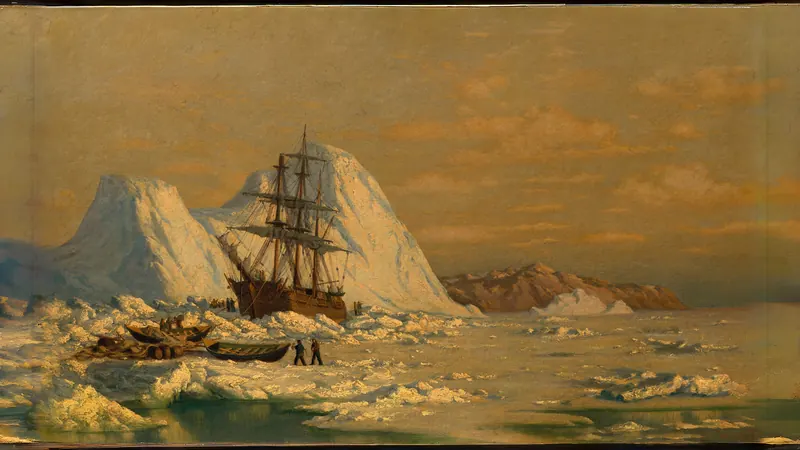 Ein Walfang-Zwischenfall von William Bradford