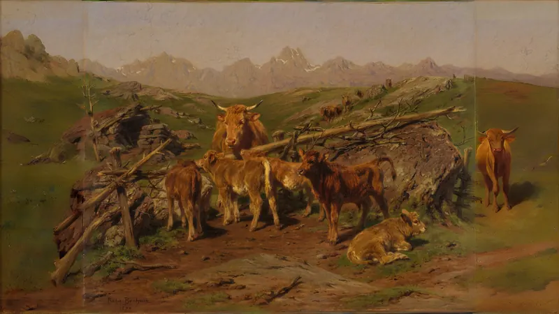 Das Entwöhnen der Kälber von Rosa Bonheur