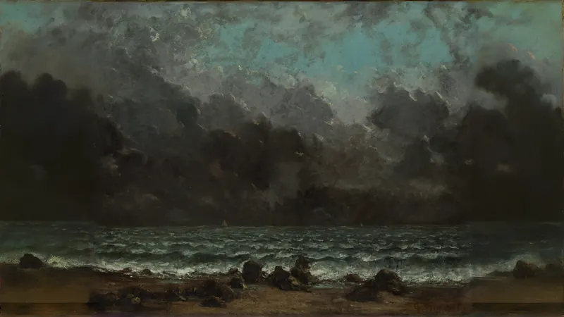 Das Meer von Gustave Courbet