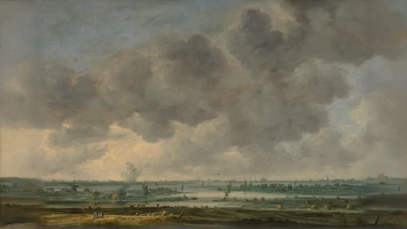Blick auf Haarlem und das Haarlemmer Meer von Jan van Goyen