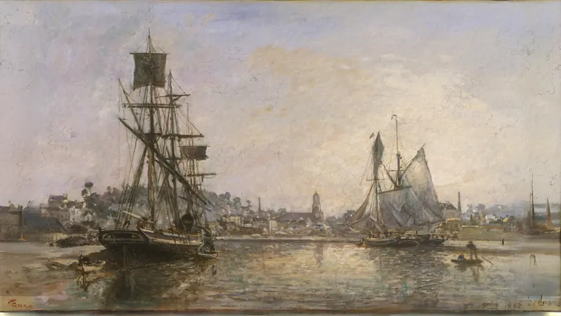 Honfleur von Johan Barthold Jongkind