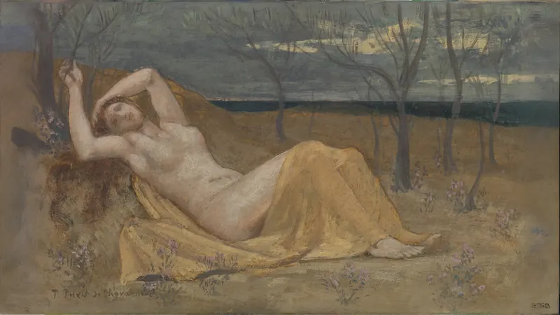 Tamaris von Pierre Puvis de Chavannes