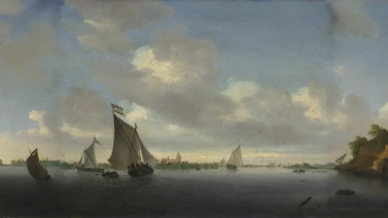 Marine von Salomon van Ruysdael