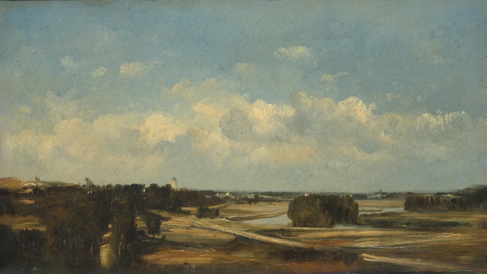 Valle del fiume Loira di Jules Dupré, esteso in 16:9