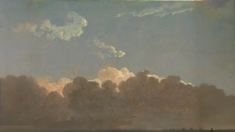 Cloud Study (Distant Storm) by Simon Denis