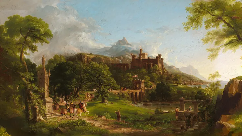 The Departure by Thomas Cole