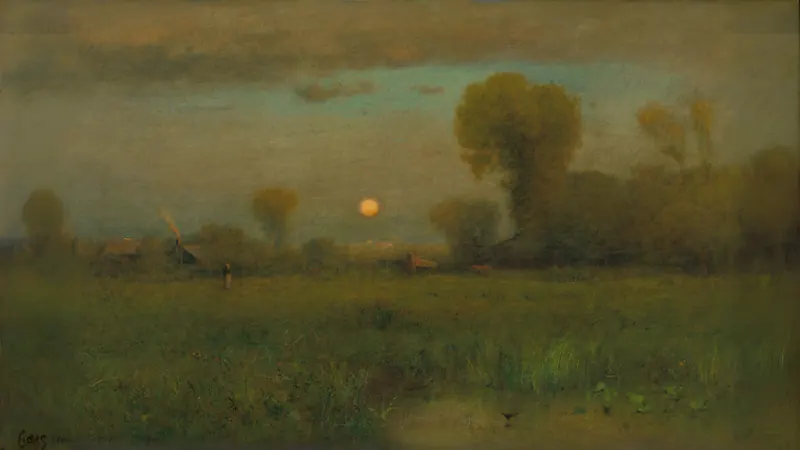 Luna del Raccolto di George Inness