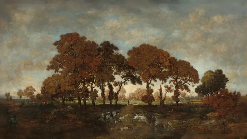 Dopo la pioggia di Théodore Rousseau