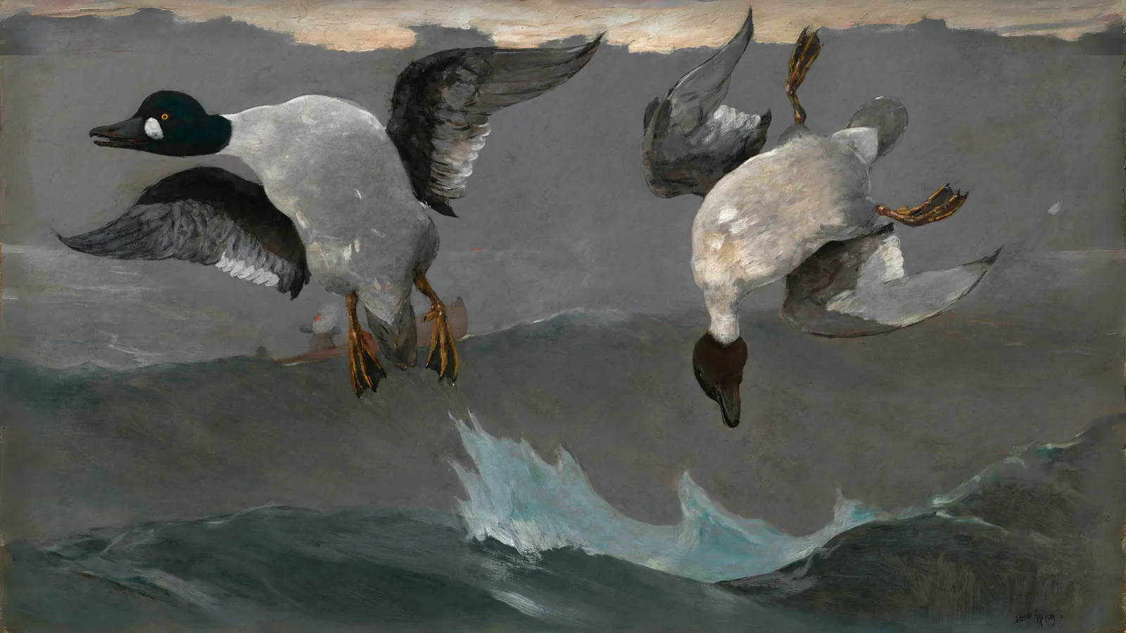 Derecha e izquierda por Winslow Homer, extendido a 16:9