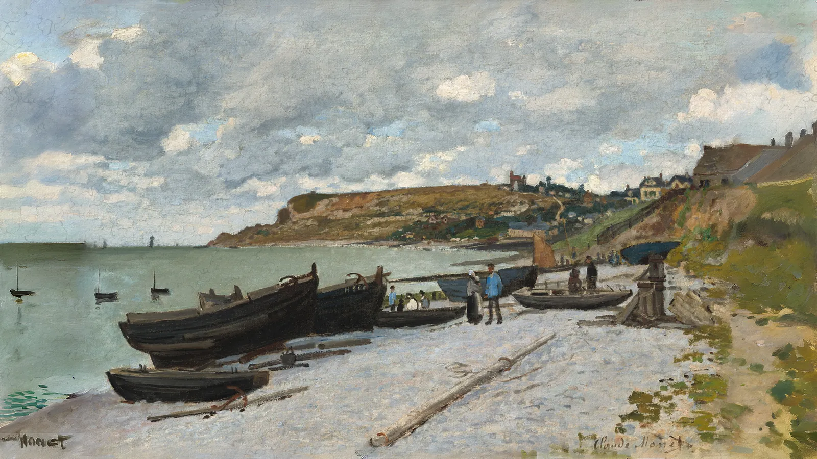 Sainte-Adresse de Claude Monet, étendu au format 16:9